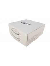 Коробка распаячная монтажная фарфоровая, цвет grigio (серый), золотистая фурнитура